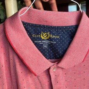 Club Room Men's Polo in Red and Navy